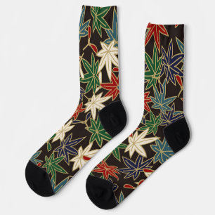 Chaussette Feuille d'érable japonaise