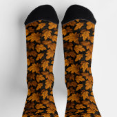 Chaussette Feuilles D'Automne Brown Et Orange Folio (Haut)