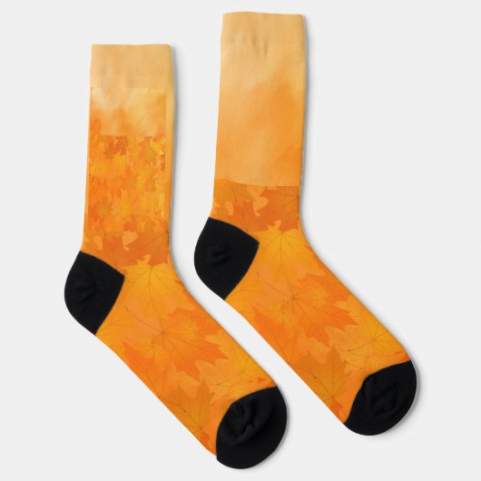 Chaussette Feuilles d'automne chaudes (Droite)