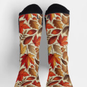 Chaussette feuilles d'automne classiques (Haut)