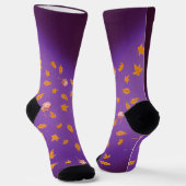 Chaussette Feuilles d'automne et Roses Durable Crew Sock (Angulaire)