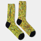 Chaussette Feuilles de Chaussettes folles Art d'automne (Droite)