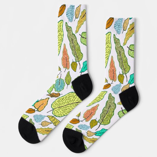 Chaussette Feuilles tombantes (Gauche)