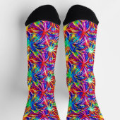Chaussette Feux d'artifice lumineux, Chaussettes de peinture (Haut)