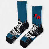 CHAUSSETTE FH "WORLD ON FIRE" (Gauche)
