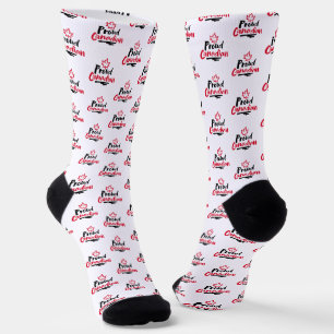 Chaussette Fier Canadien - Le Canada n'est pas à vendre Feuil