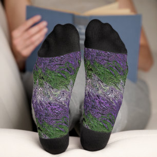 Chaussette Fière de la funky trippy genderqueer grunge