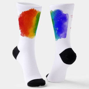Chaussette Fierté moderne de SlipperyJoe éclaboussure d'énerg