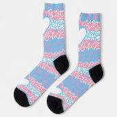 Chaussette Fierté Trans Squiggle (Gauche)