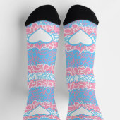 Chaussette Fierté Trans Squiggle (Haut)