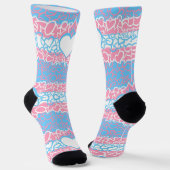 Chaussette Fierté Trans Squiggle (Angulaire)