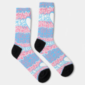 Chaussette Fierté Trans Squiggle (Droite)