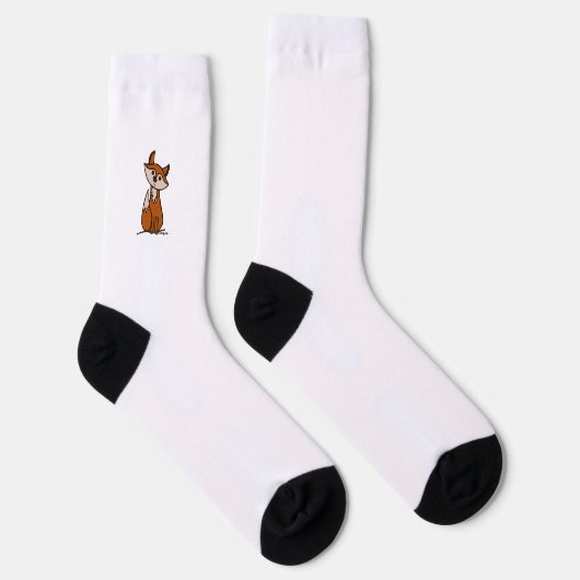 Chaussette Fig the Fox Crew Socks (Droite)