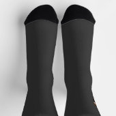 Chaussette figdewdrops Grim Fig dark grey crew socks (Haut)