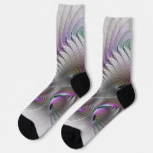 Chaussette Figure de fantaisie timide abstraite moderne Art f (Gauche)