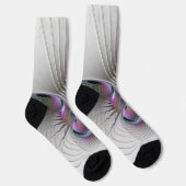 Chaussette Figure de fantaisie timide abstraite moderne Art f (Droite)
