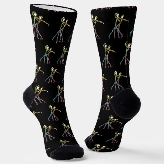 Chaussette Figures de danse salsa (Angulaire)