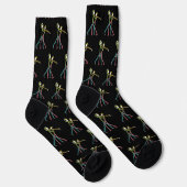 Chaussette Figures de danse salsa (Droite)