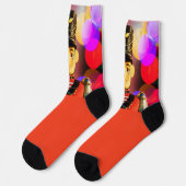 Chaussette figurine de soldat de jouets de Noël SlipperyJoe g (Gauche)