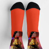 Chaussette figurine de soldat de jouets de Noël SlipperyJoe g (Haut)