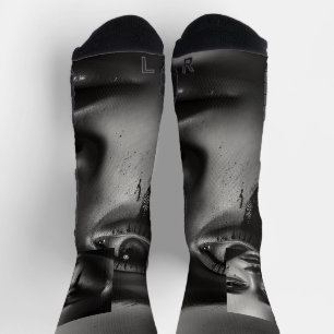 Chaussette Fille avec des larmes