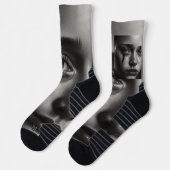 Chaussette Fille avec des larmes (Gauche)