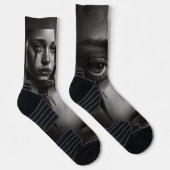 Chaussette Fille avec des larmes (Droite)