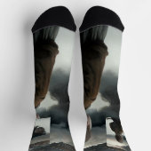 Chaussette Fille avec des nuages (Haut)