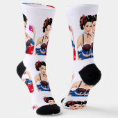 Chaussette Fille de fête de cocktail Thunder_Cove (Angulaire)