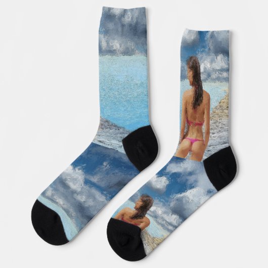 Chaussette Fille en bikini Thunder_Cove (Gauche)