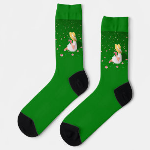 Chaussette Fille en herbe