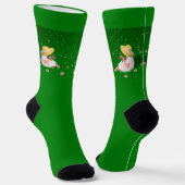 Chaussette Fille en herbe (Angulaire)