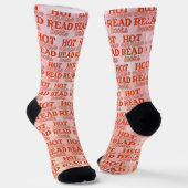 Chaussette Filles Chaudes Lisent Des Livres (Angulaire)