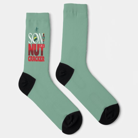 Chaussette Fils d'un Graphisme Casse-Noix (Droite)