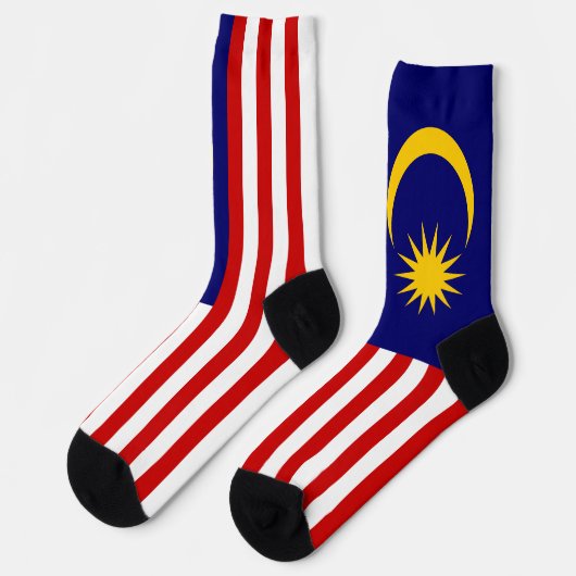 Chaussette Flag malaisien (Gauche)