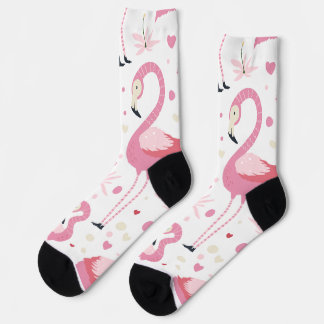 Chaussette flamant