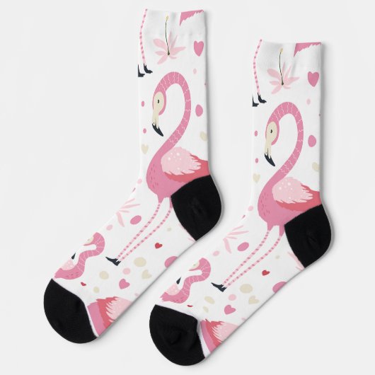 Chaussette flamant (Gauche)