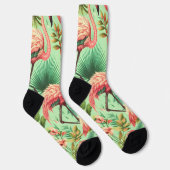 Chaussette Flamants roses roses vintages (Droite)