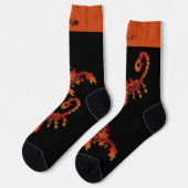 Chaussette Flames Chaussettes Scorpion (Gauche)