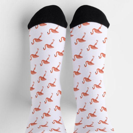 Chaussette Flamingo Pattern (Haut)