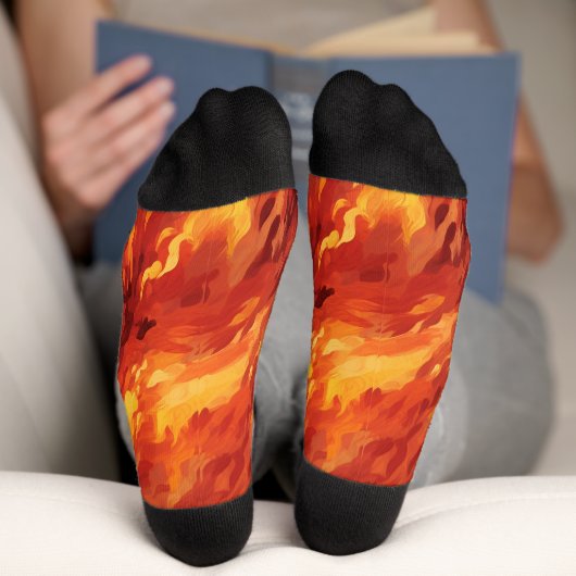 Chaussette Flamme de feu (Fond)