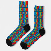 Chaussette Flèches de géocacher colorées (Gauche)