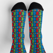 Chaussette Flèches de géocacher colorées (Haut)