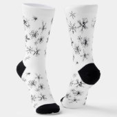 Chaussette Flèches de neige en chute délicate (Angulaire)