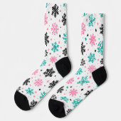 Chaussette Flèches de neige rétro (Gauche)