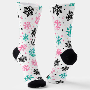Chaussette Flèches de neige rétro