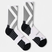 Chaussette Flèches Droites avec Ajouter Texte Imprimé Super S (Droite)