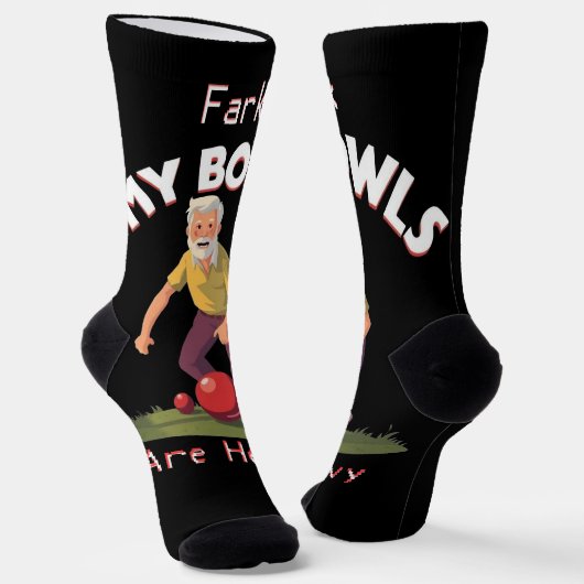 Chaussette Flèches : Fark, Mes Boules De Pelouse Sont Lourdes (Angulaire)