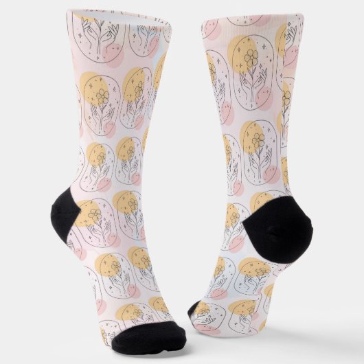 Chaussette Fleur (Angulaire)
