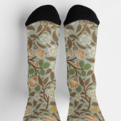 Chaussette Fleur botanique de trèfle William Morris (Haut)